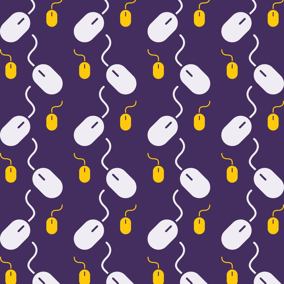 Mouse stunning trendy multicolor repeating pattern vector illustration background