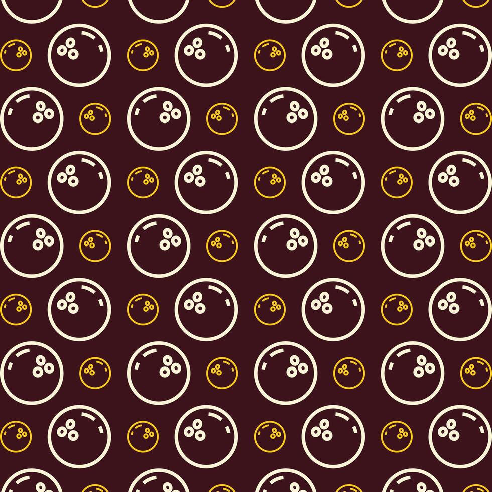 bowling ball wonderful trendy multicolor repeating pattern vector illustration background