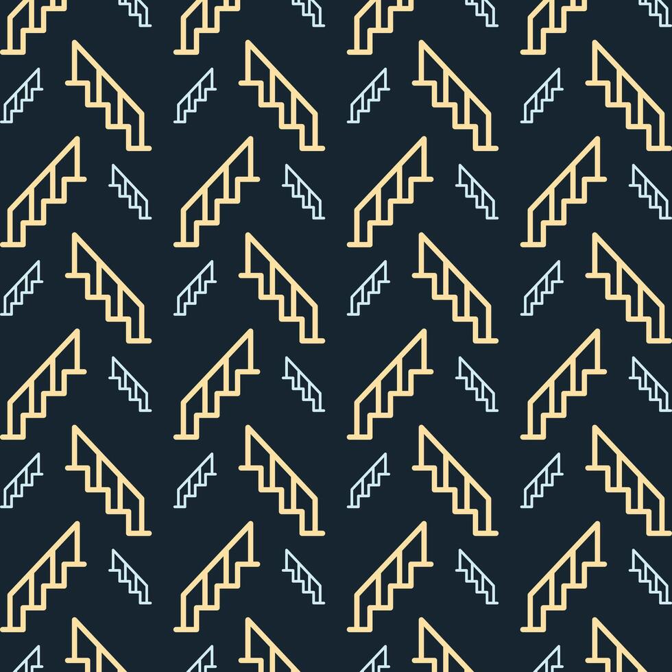 Ladder charming trendy multicolor repeating pattern vector illustration background