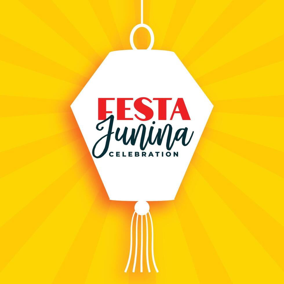 plano amarillo estilo festa junina antecedentes vector