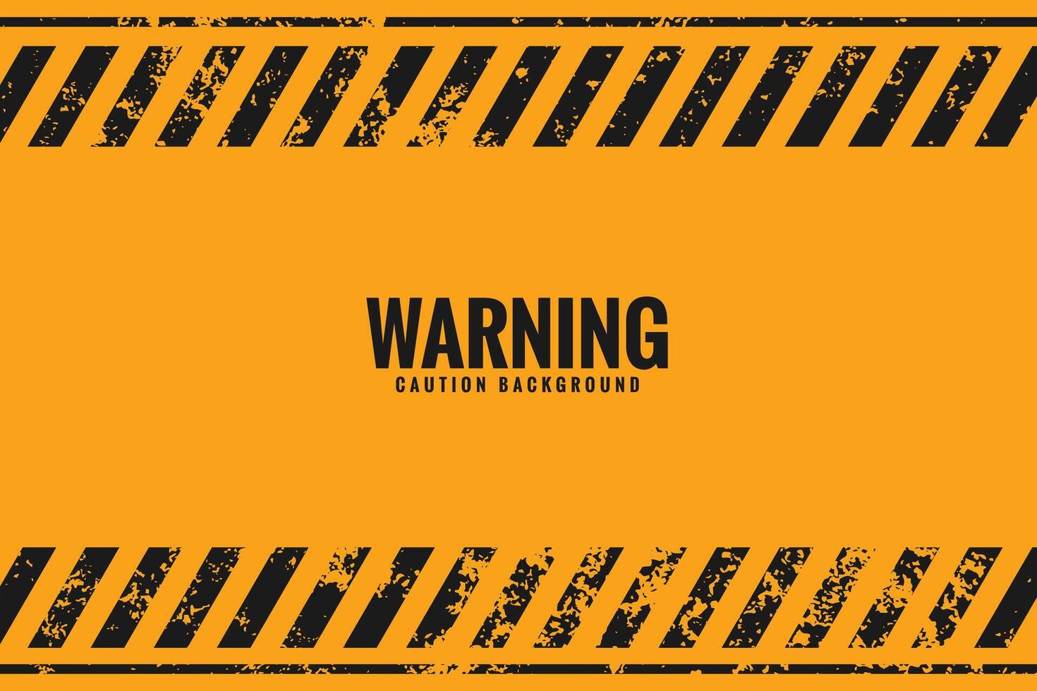 yellow warning background with black stripes lines vector