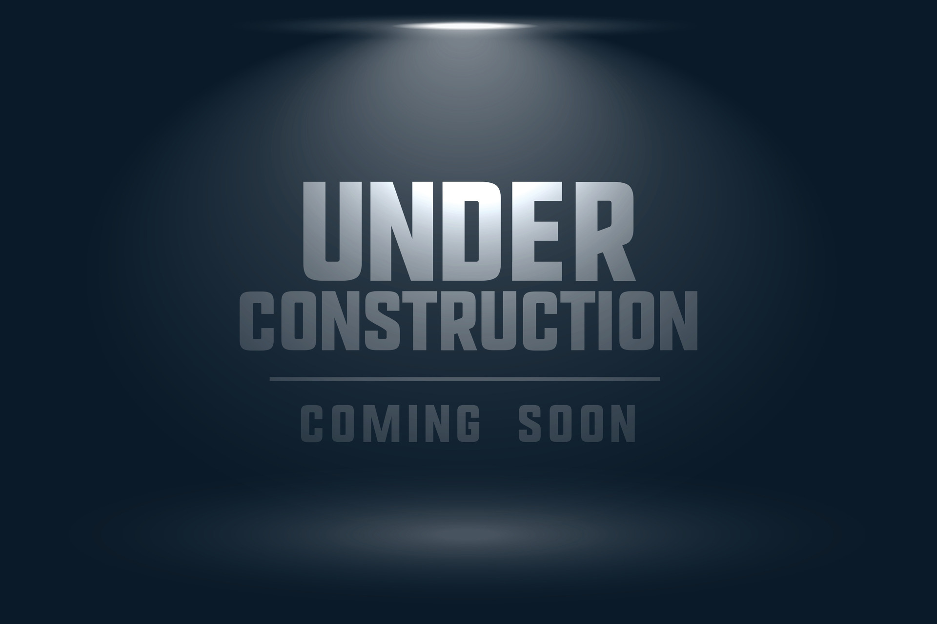 under construction coming soon spot light background 41428845 Vector ...