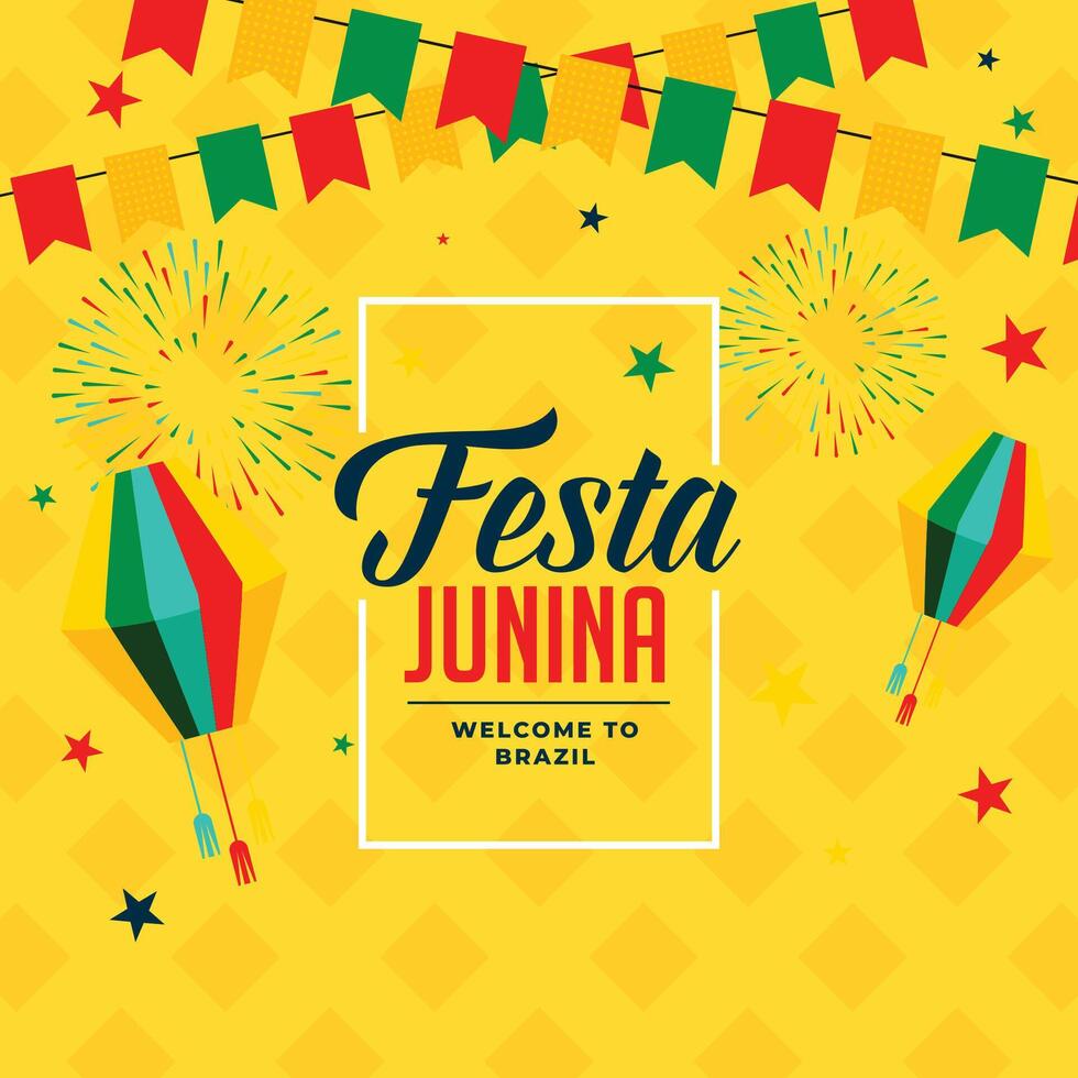 festa junina evento celebracion póster diseño antecedentes vector