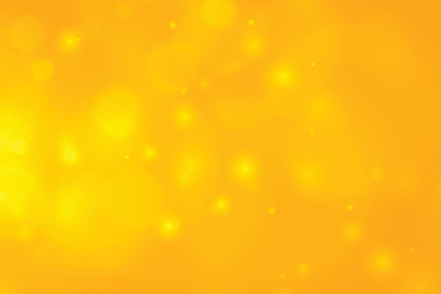 amarillo bokeh antecedentes con chispas luces diseño vector