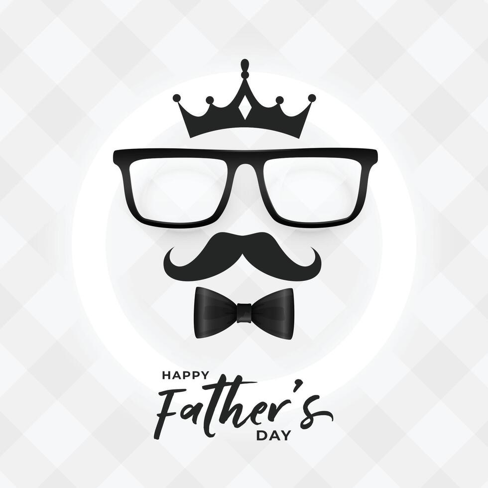 happy father's day creative background design vector