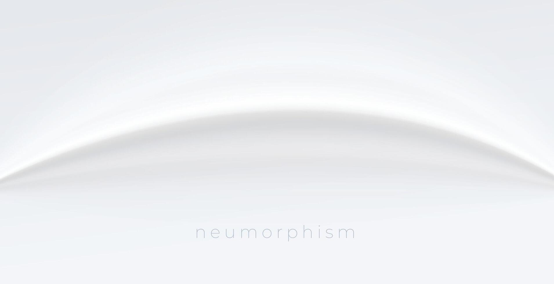 white neumorphism background minimalist style vector