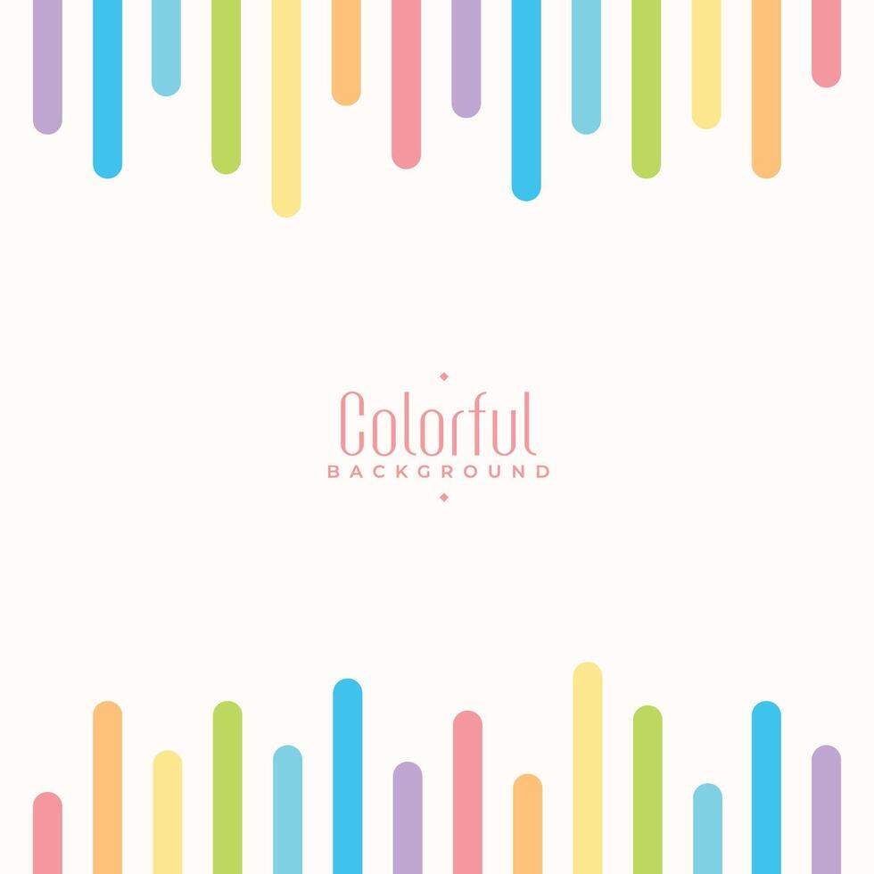 vibrant colors stripes background design vector