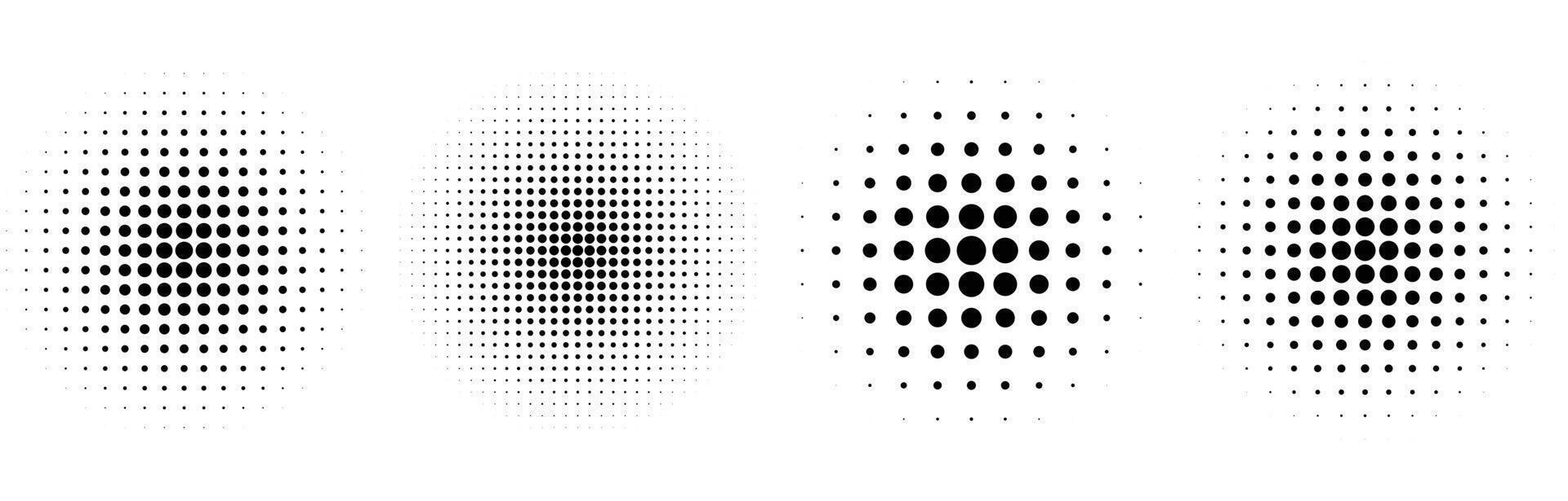 trama de semitonos circular clásico antecedentes conjunto de cuatro vector