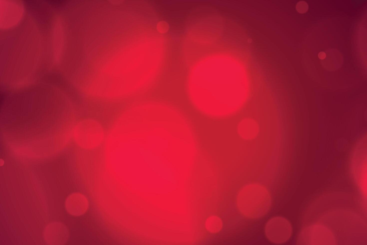elegant blurry red bokeh lights background design vector