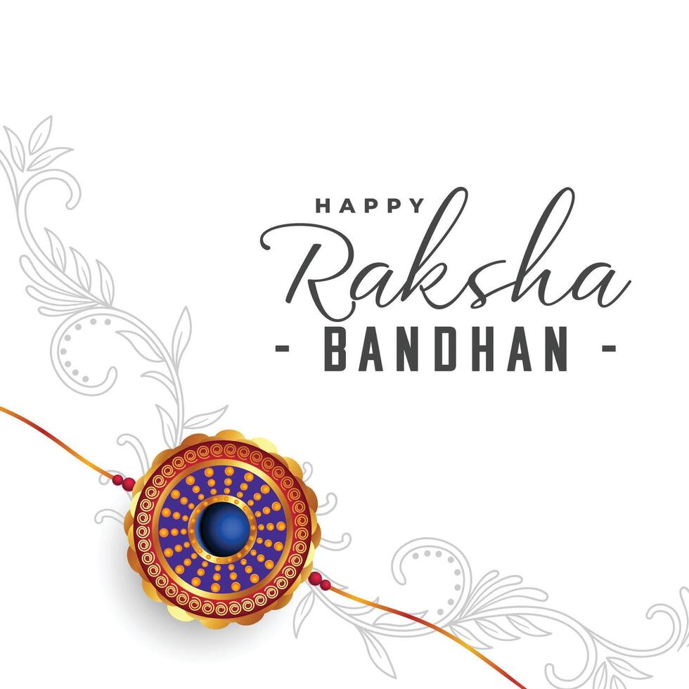 raksha Bandhan festival bandera con decorativo rakhi diseño vector