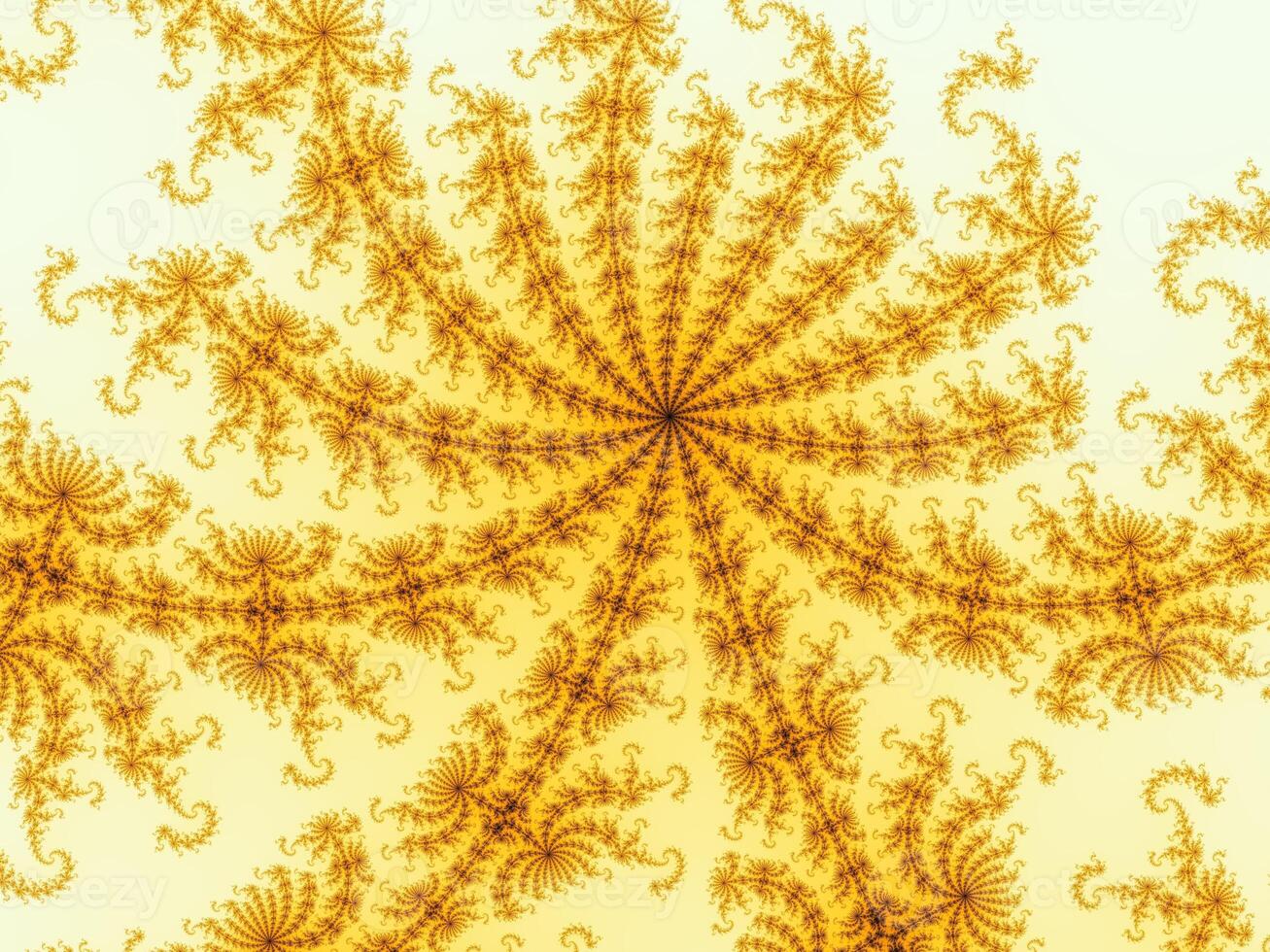 Beautiful zoom into the infinite mathematical mandelbrot set fractal. photo