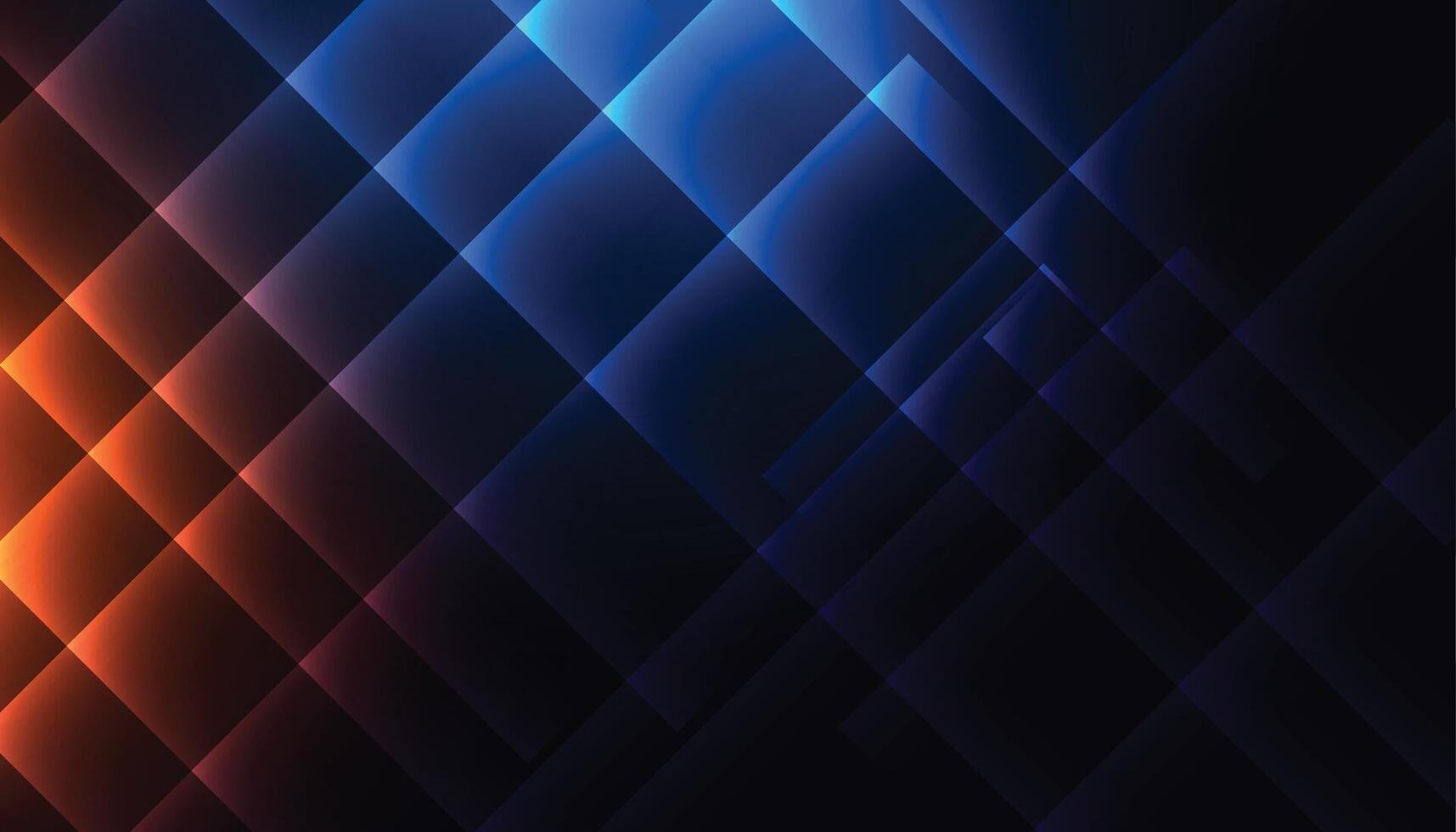 shiny diagonal lines in blue and orange colors vector