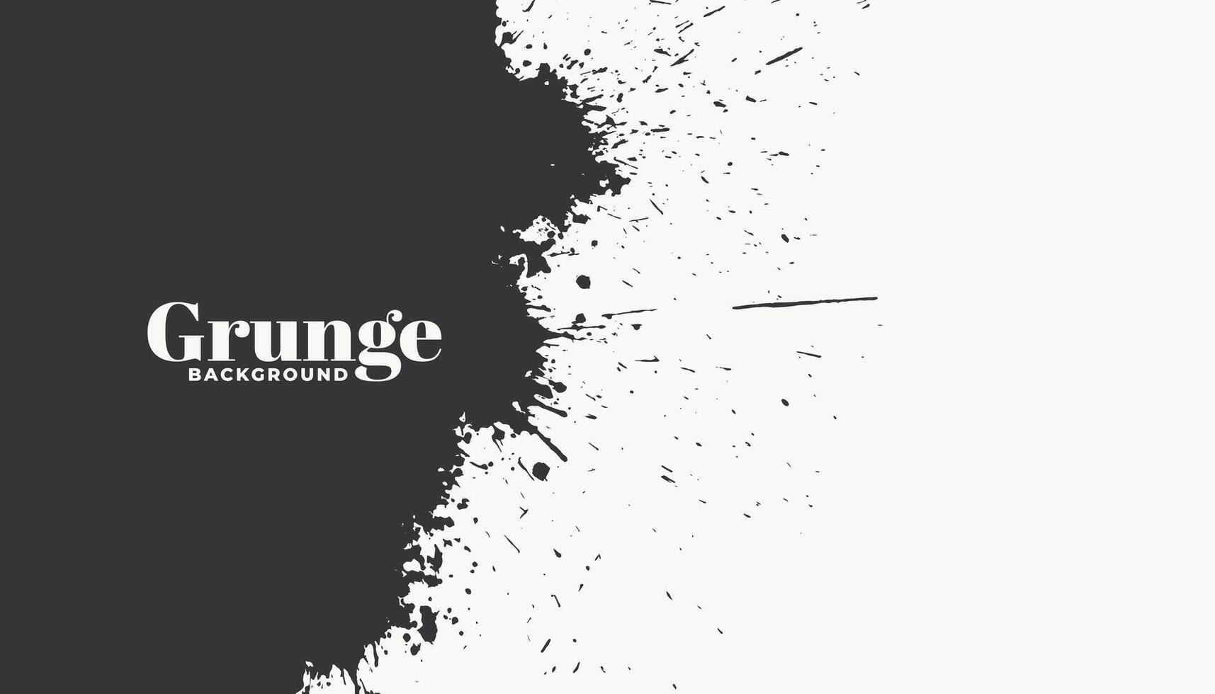 abstract ink splatter grunge texture background design vector