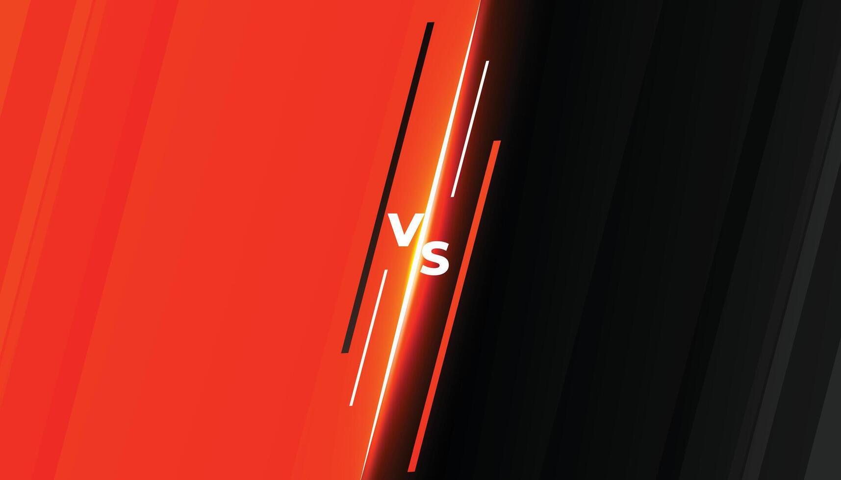 versus vs competition battle background template design vector