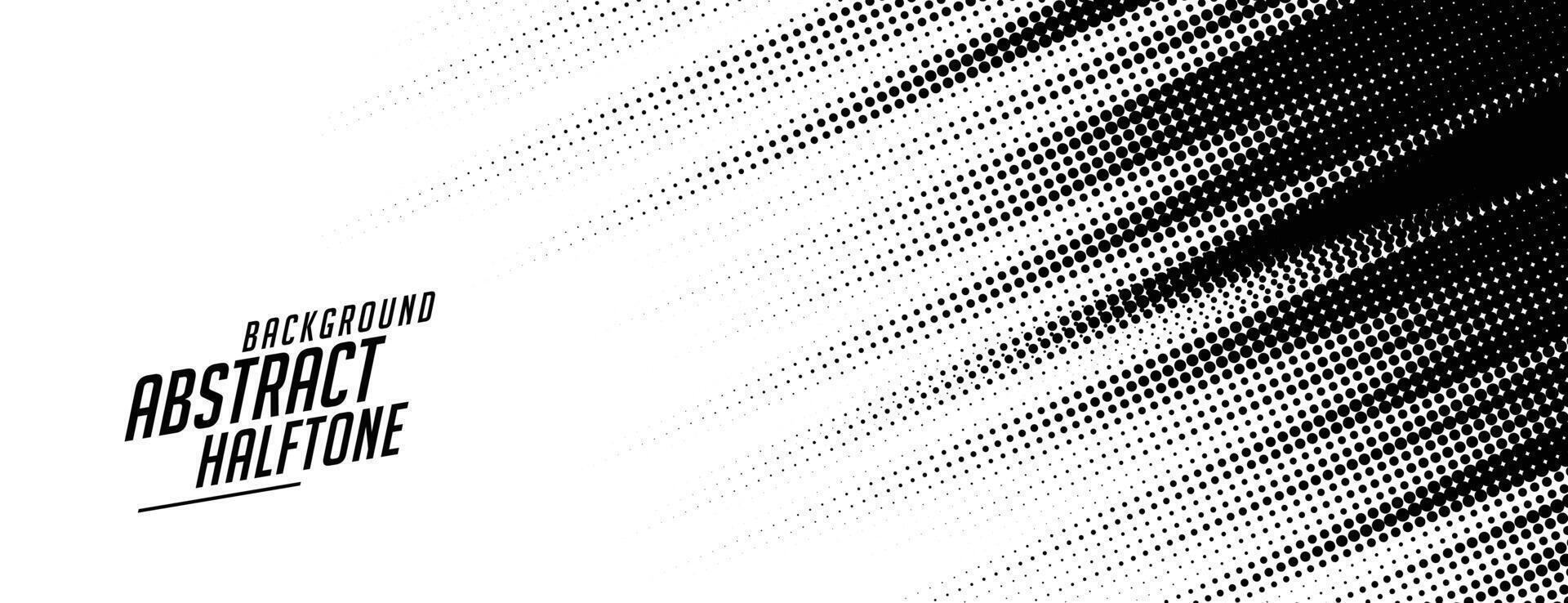 abstract speed lines style halftone banner design vector