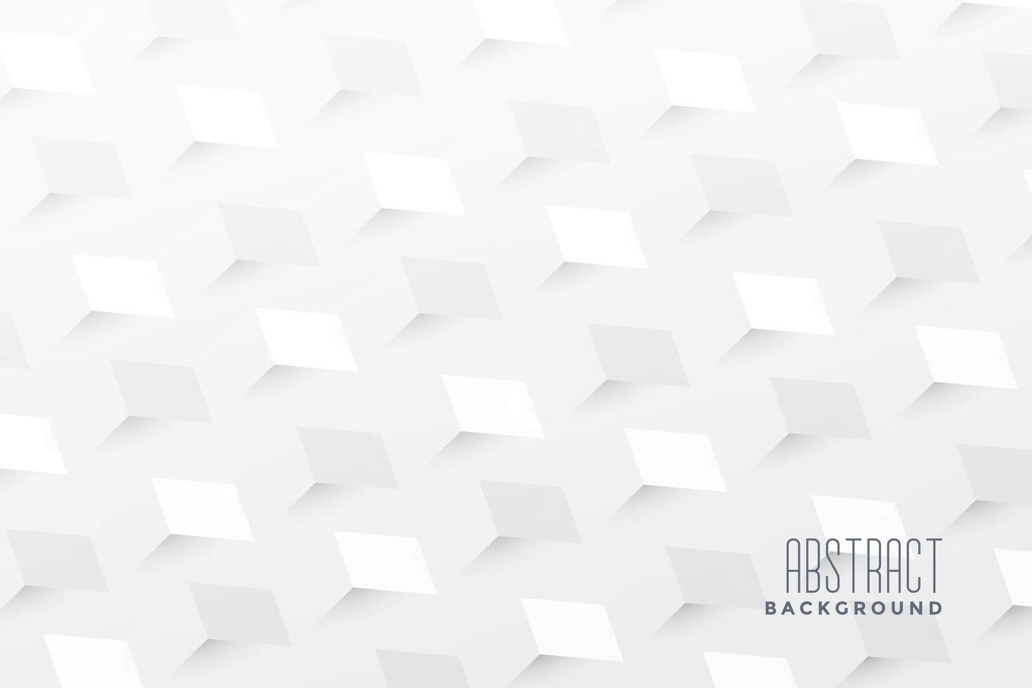 abstract 3d zigzag style white pattern background vector