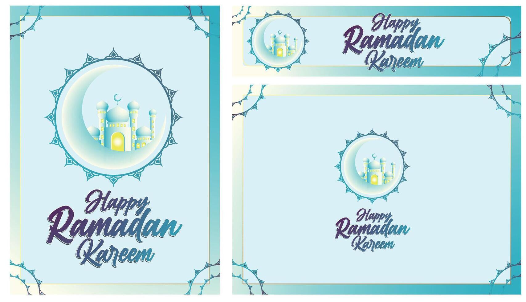 isolated calligraphy of happy eid mubarak vector