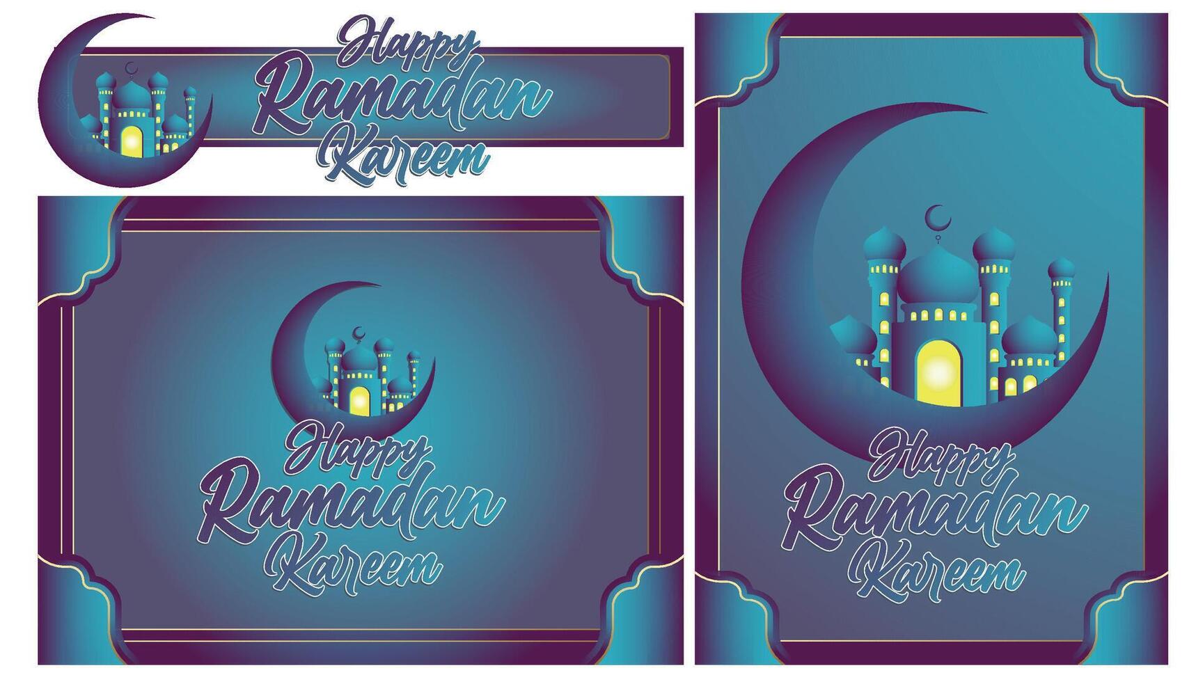 isolated calligraphy of happy eid mubarak vector