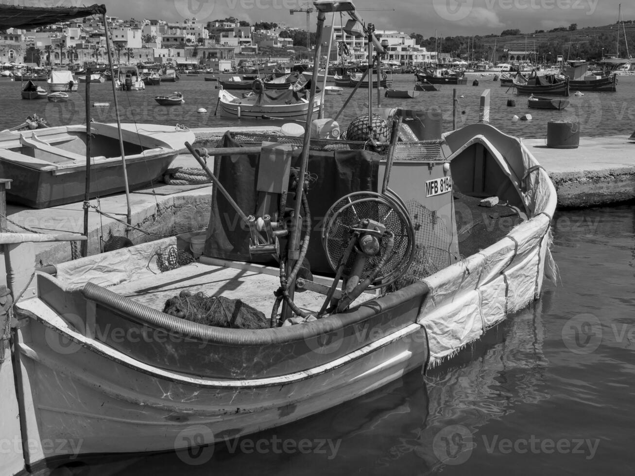 marsaxlokk on malta island photo