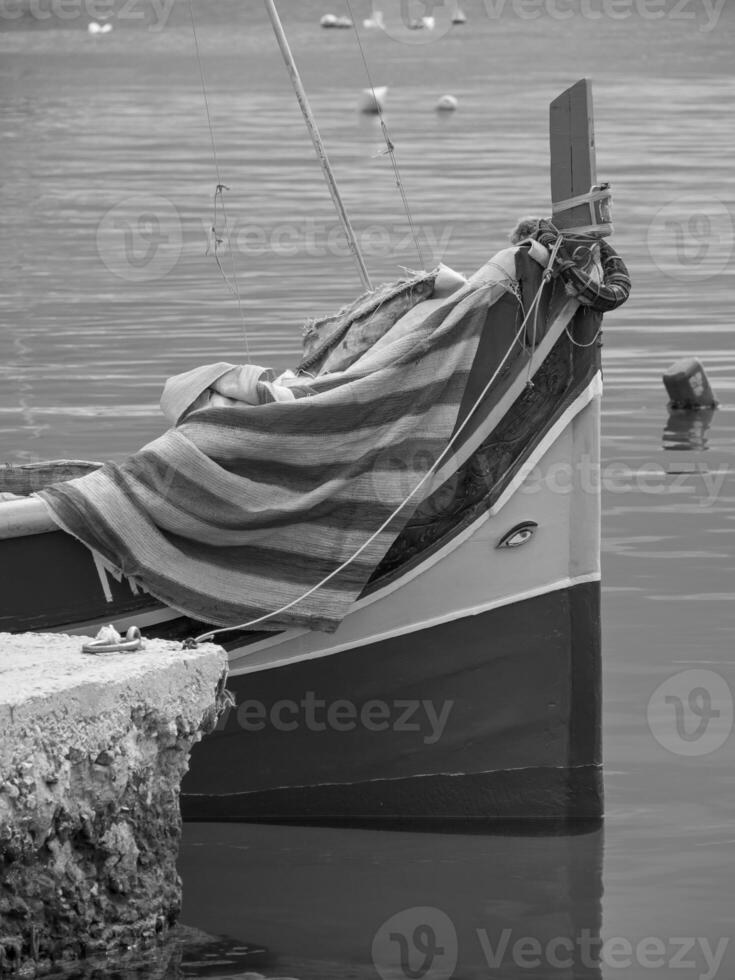 marsaxlokk on malta photo