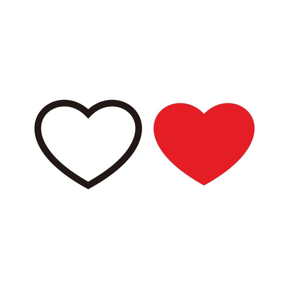 corazón vector icono. amor símbolo. plano diseño estilo eps 10 recursos gráfico icono elemento diseño. vector ilustración con social medios de comunicación tema ui icono