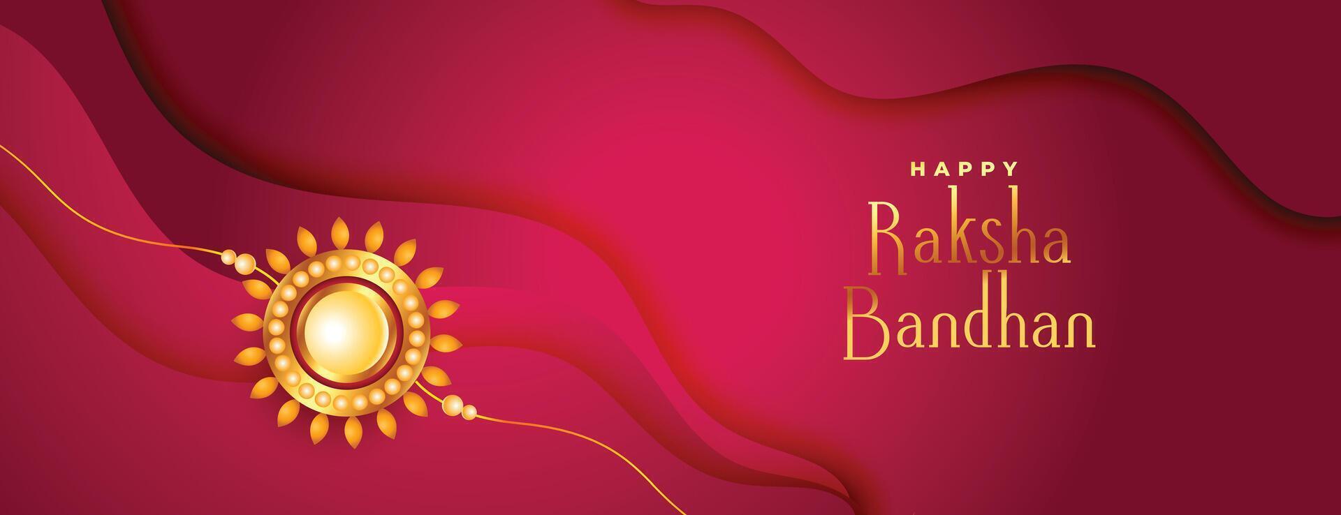 prima raksha Bandhan festival antecedentes con rakhi diseño vector