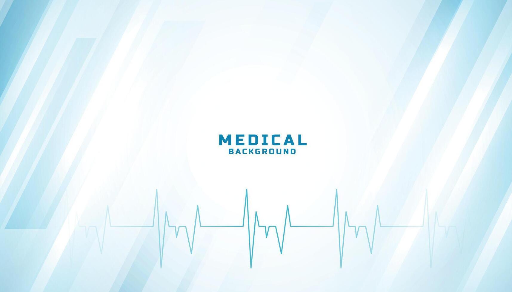 medical and healthcare shiny blue background design vector