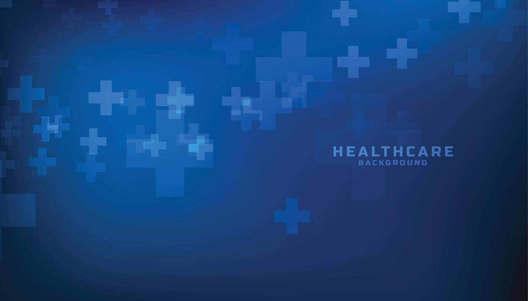 blue healthcare and medical background with plus sign vector