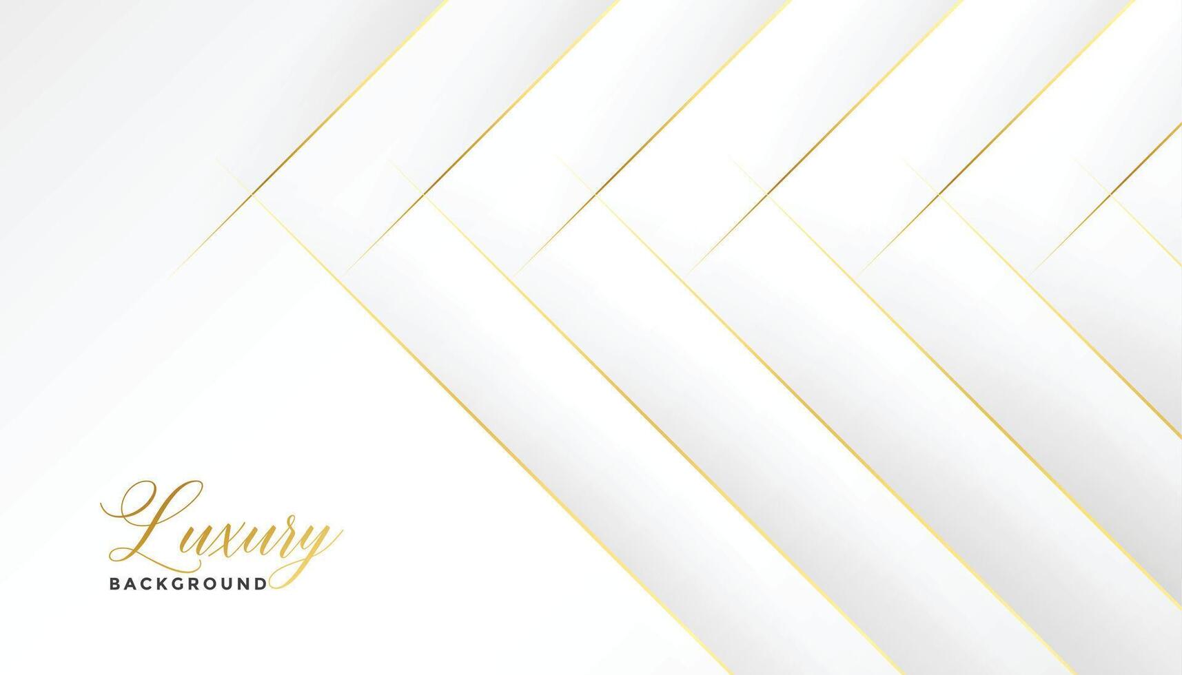 awesome white background with diagonal golden lines vector