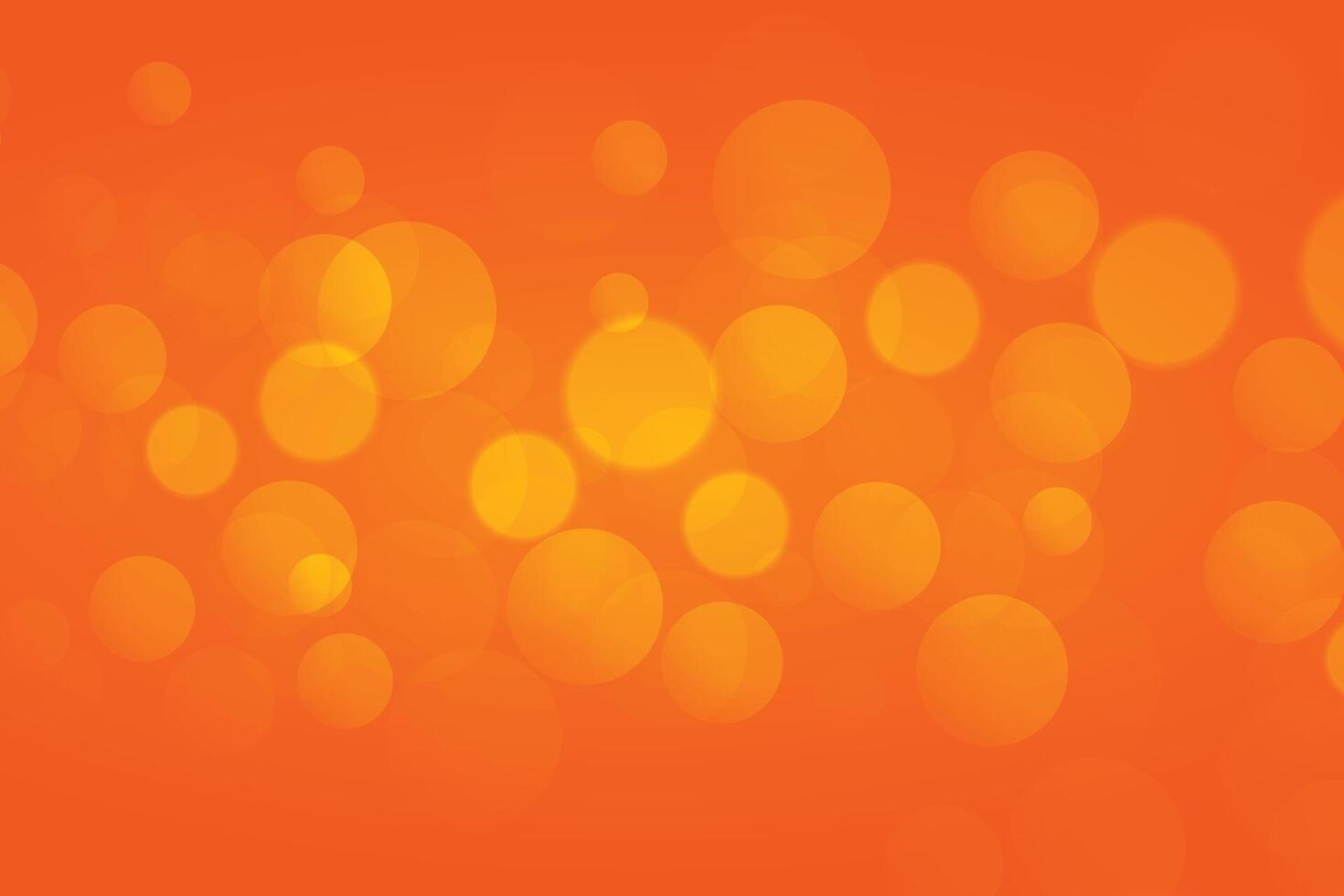 naranja bokeh luces antecedentes con texto soace vector