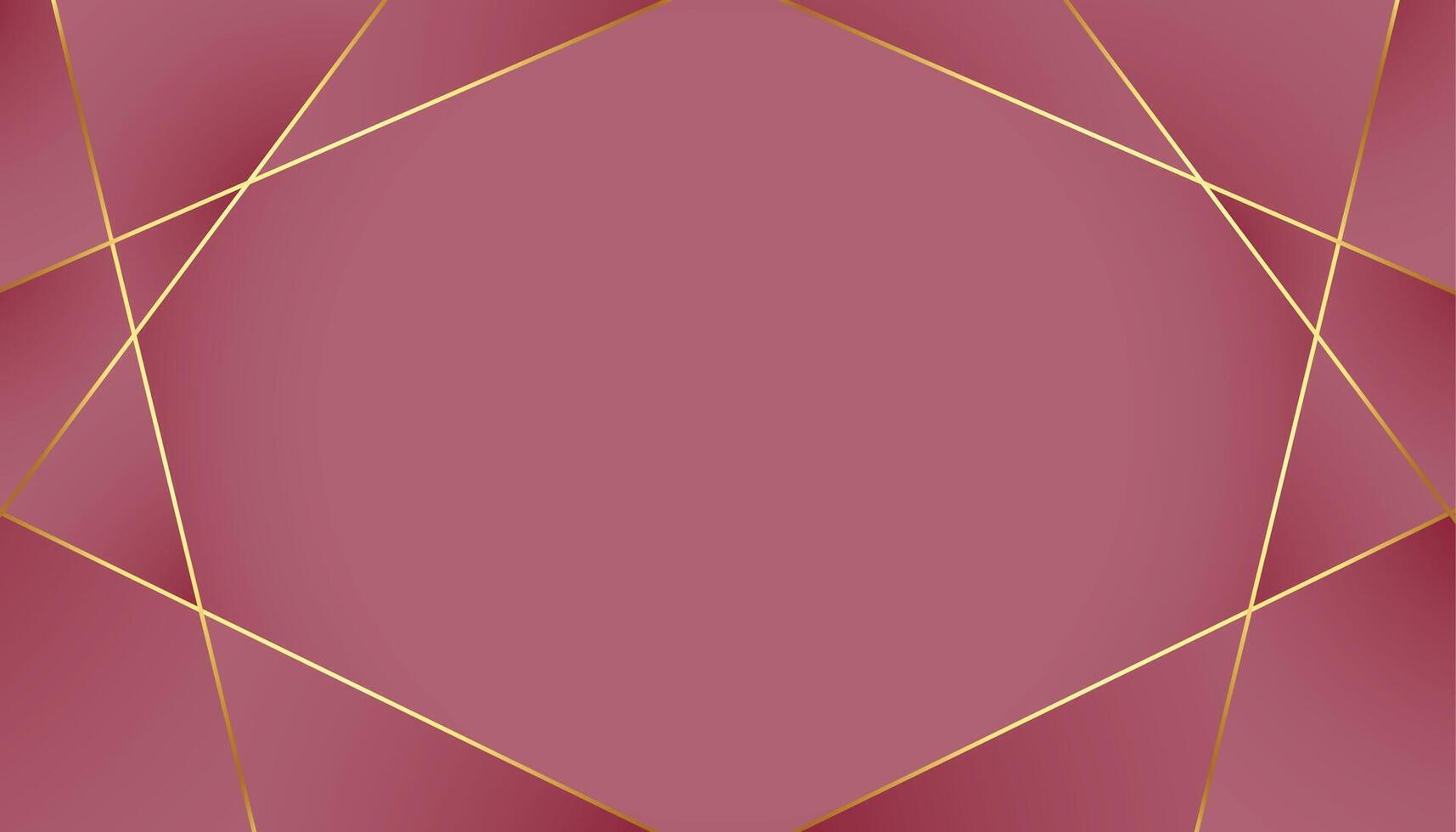 luxury royal background with golden low poly lines vector