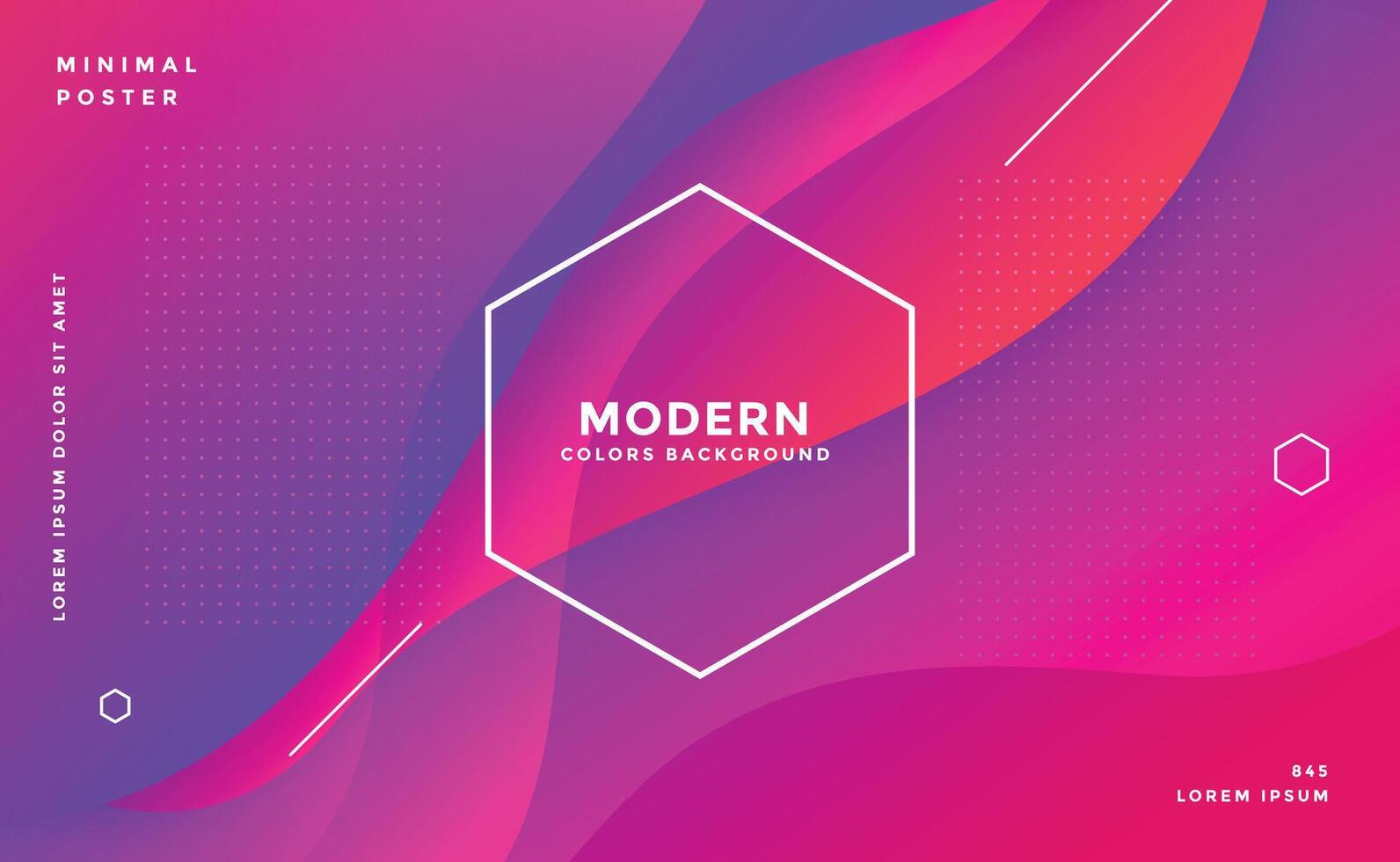 fluid style modern vibrant abstract banner design vector