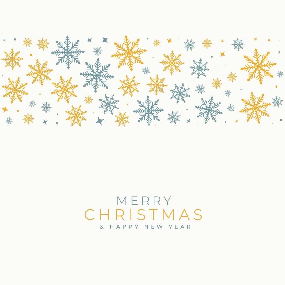 white background with christmas snowflakes pattern design vector