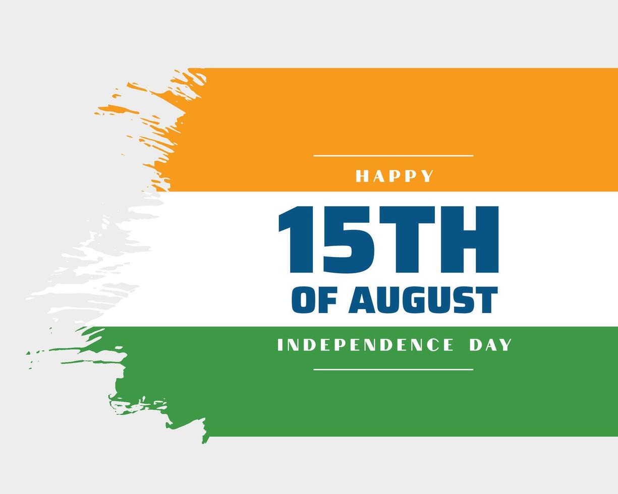 15 august independence day of india celebration poster design vector