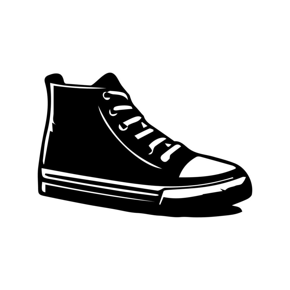 zapato icono en blanco antecedentes. vector ilustración