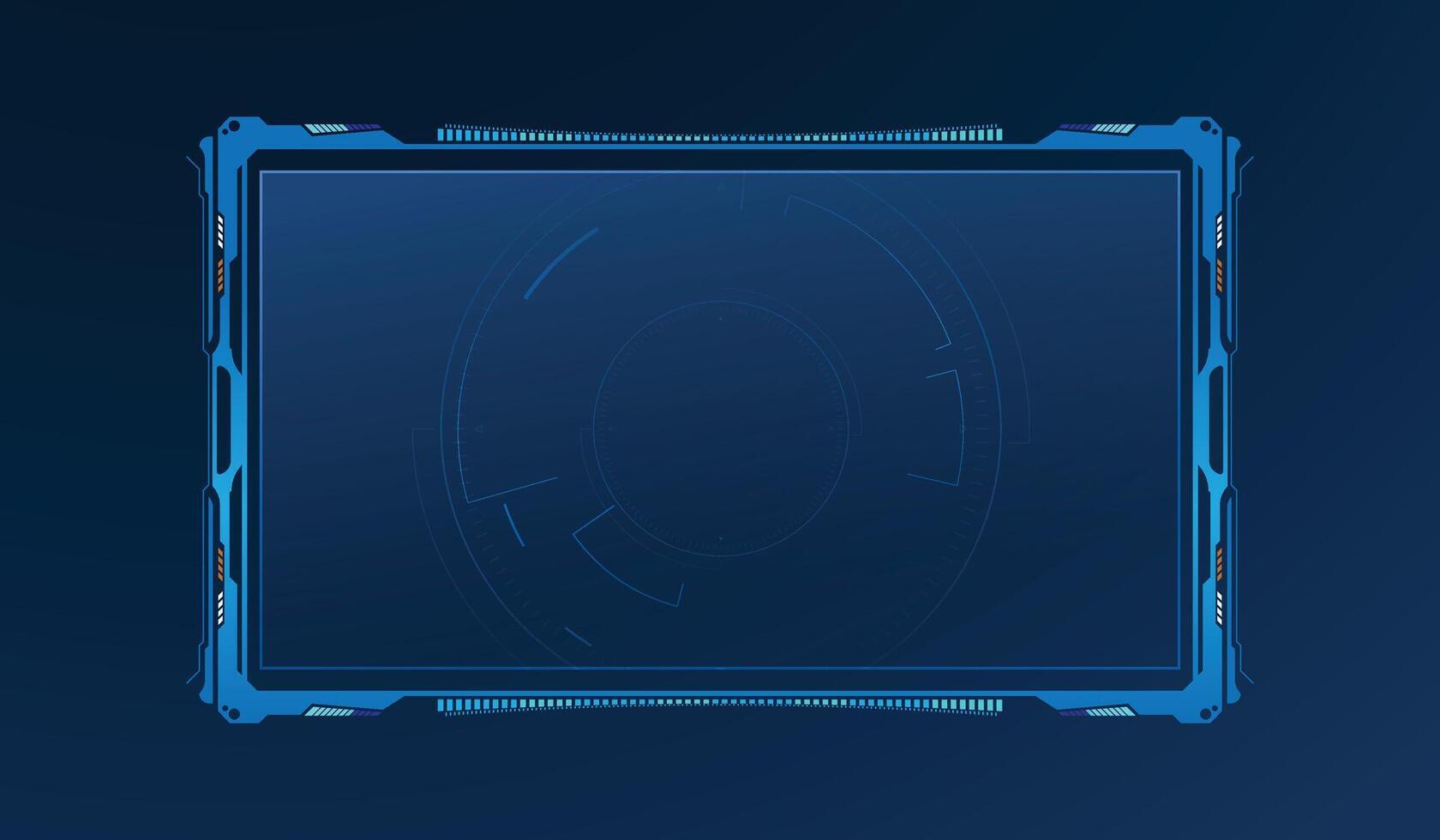 abstract hud ui gui future futuristic screen system virtual design vector