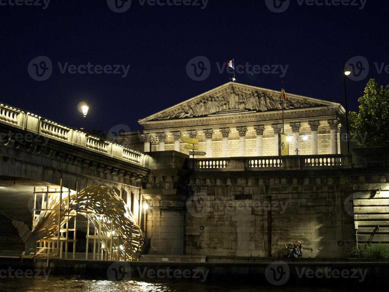 París y el jábega río foto