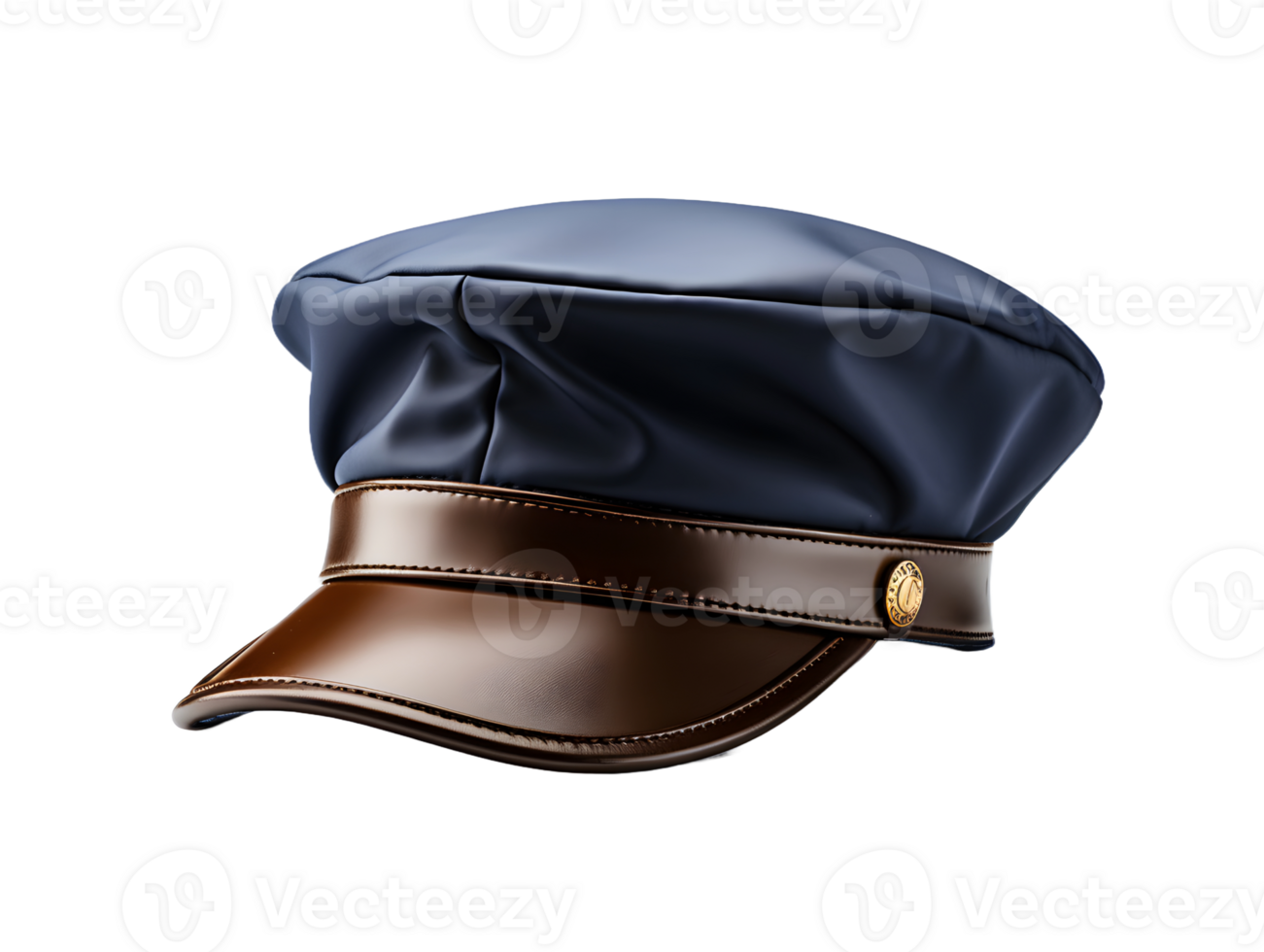 AI generated Navy Captain Hat. Navy Cap. Generative Ai png