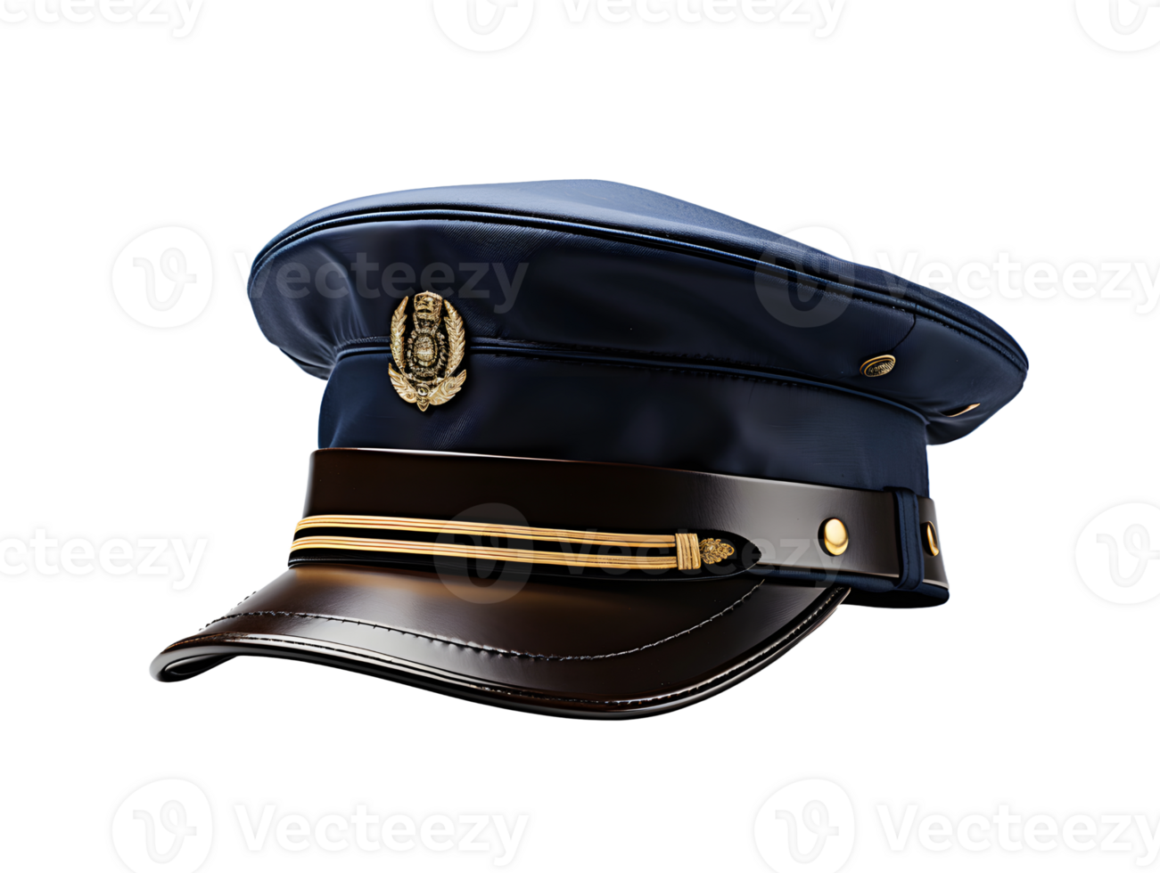 AI generated Navy Captain Hat. Navy Cap. Generative Ai png