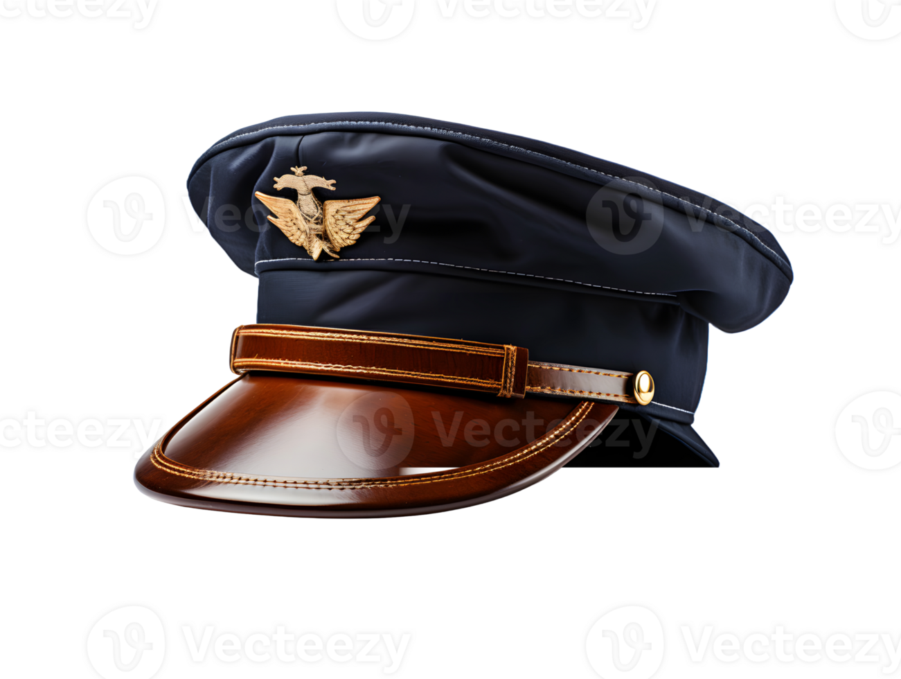 AI generated Navy Captain Hat. Navy Cap. Generative Ai png