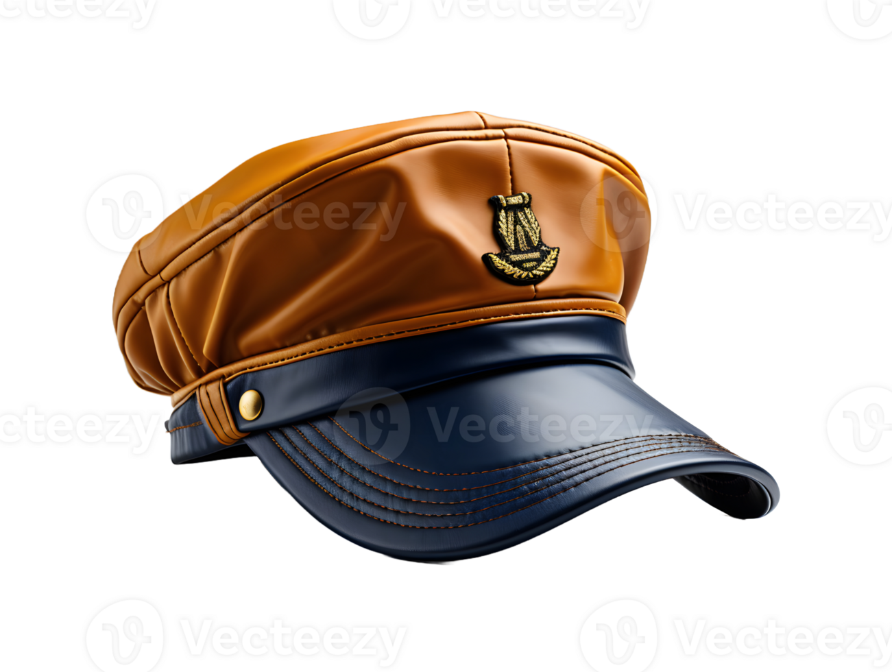 AI generated Navy Captain Hat. Navy Cap. Generative Ai png