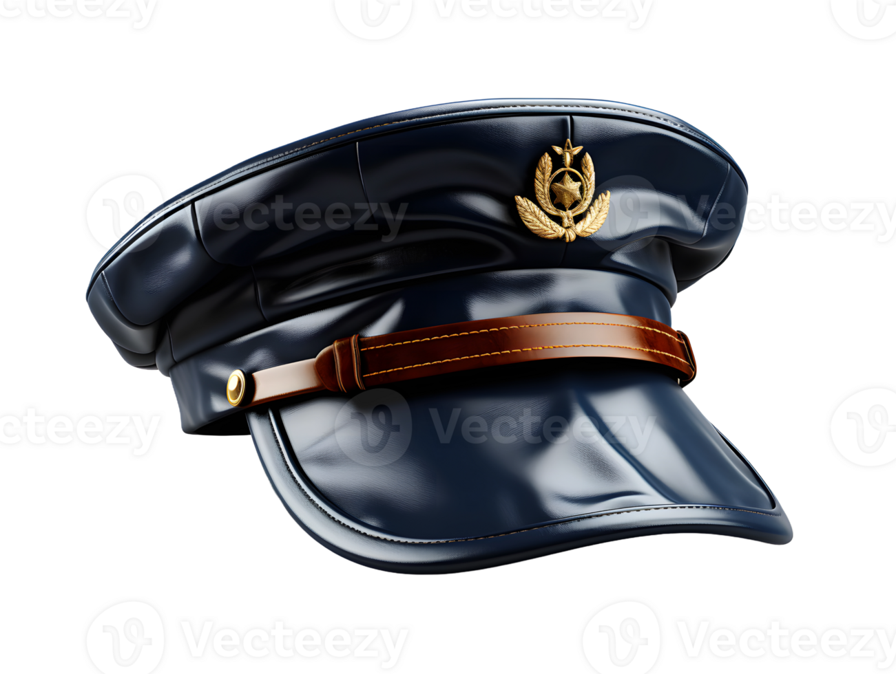 AI generated Navy Captain Hat. Navy Cap. Generative Ai png