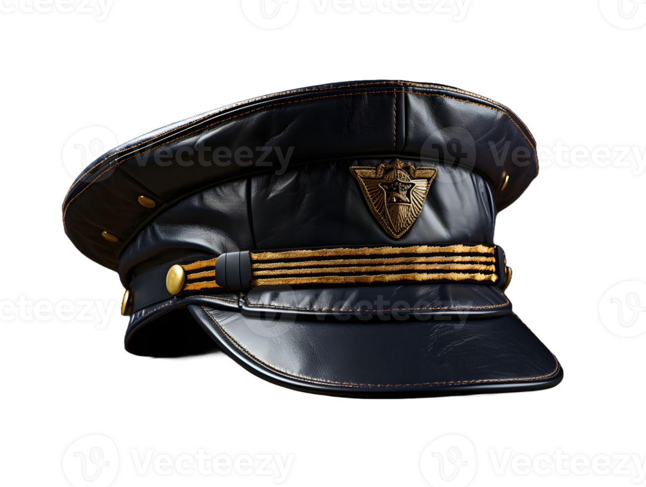 AI generated Air Force Military Cap Isolated on Transparent Background. Generative Ai png