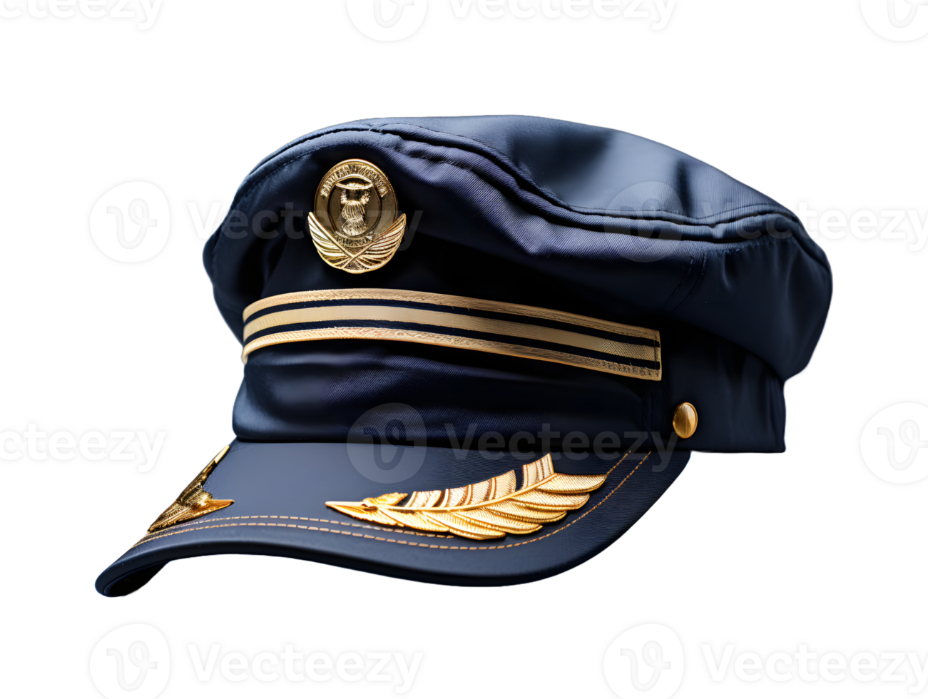 AI generated Air Force Military Cap Isolated on Transparent Background. Generative Ai png