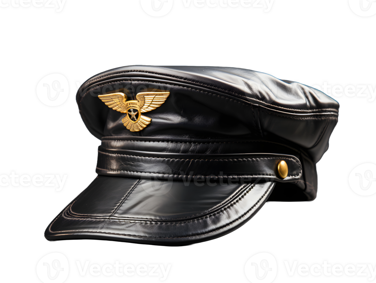 AI generated Air Force Military Cap Isolated on Transparent Background. Generative Ai png