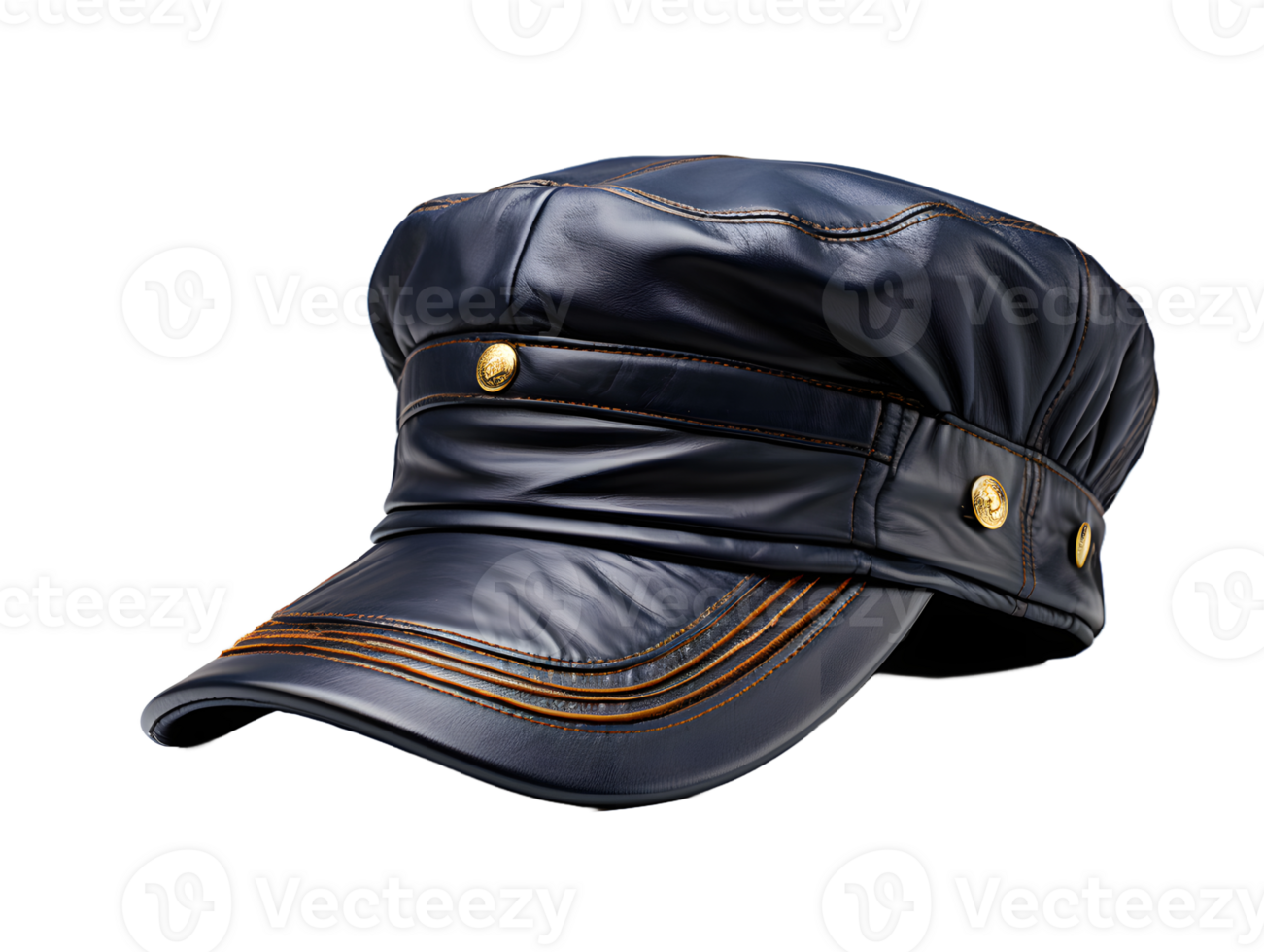 AI generated Air Force Military Cap Isolated on Transparent Background. Generative Ai png