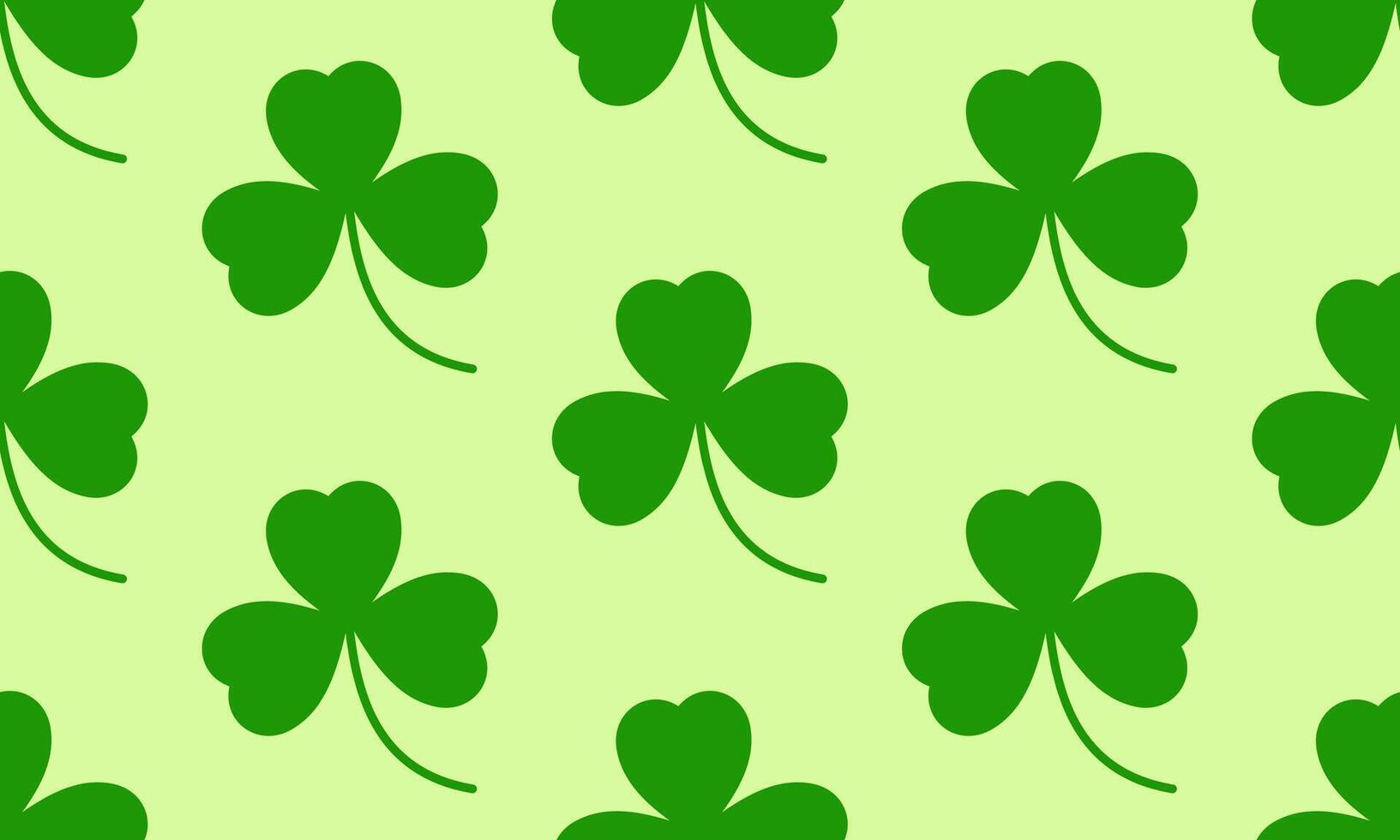 Happy Saint Patrick's day green background vector