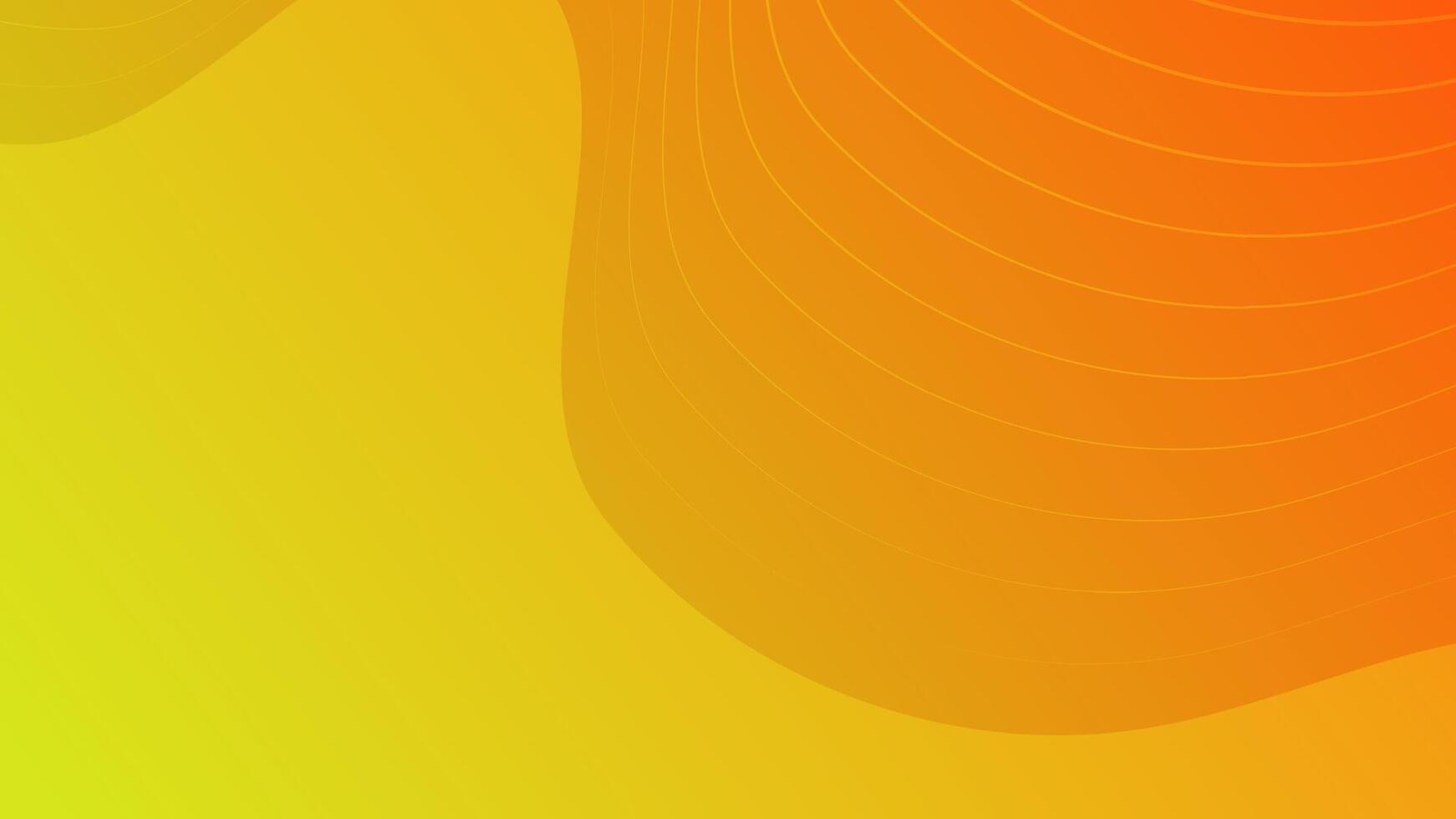 Modern colorful gradient background with wave lines vector