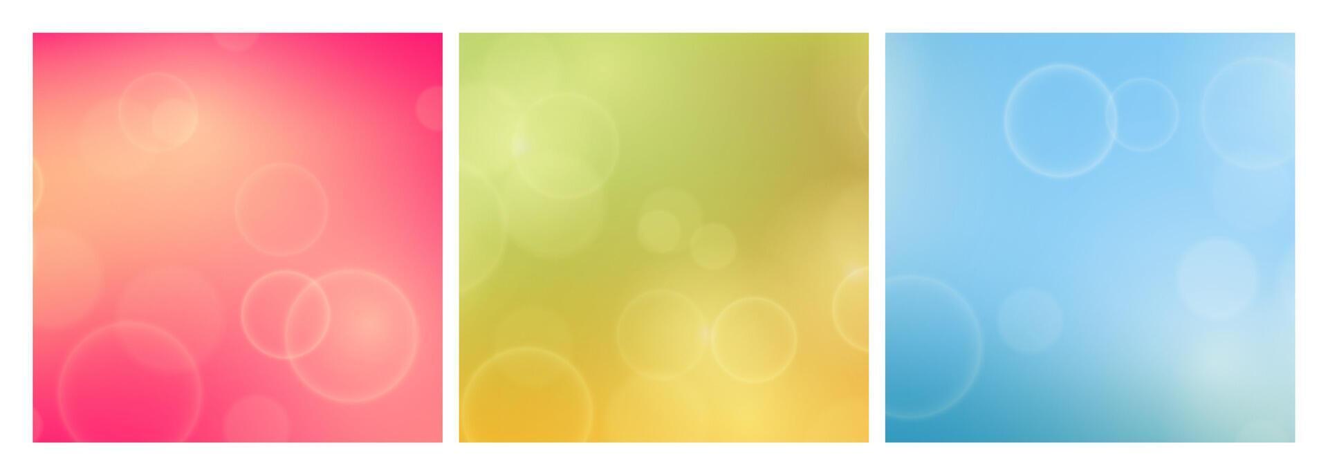 Abstract background with blur bokeh light effect vector