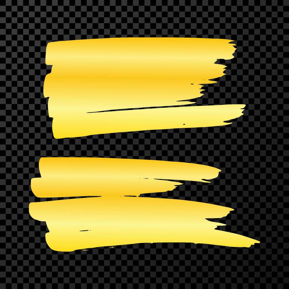 Scribble with a gold marker vector